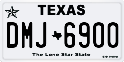 TX license plate DMJ6900
