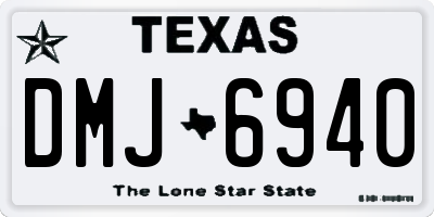 TX license plate DMJ6940