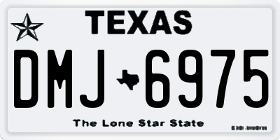 TX license plate DMJ6975