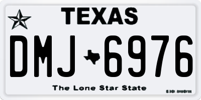 TX license plate DMJ6976