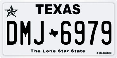 TX license plate DMJ6979