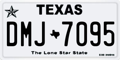 TX license plate DMJ7095