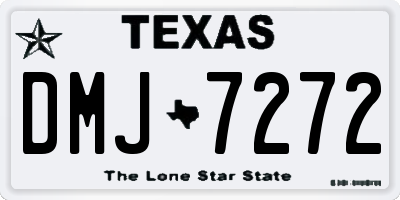 TX license plate DMJ7272
