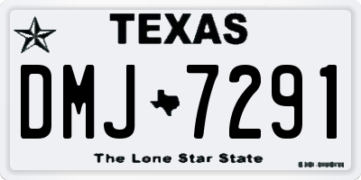 TX license plate DMJ7291