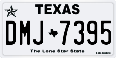 TX license plate DMJ7395