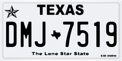 TX license plate DMJ7519