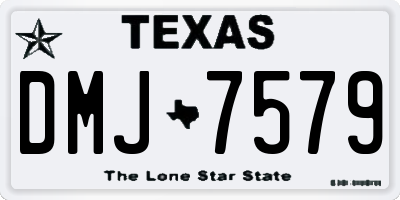 TX license plate DMJ7579