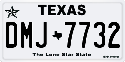 TX license plate DMJ7732