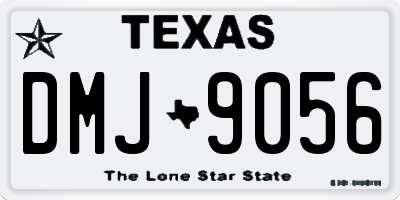 TX license plate DMJ9056