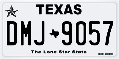 TX license plate DMJ9057