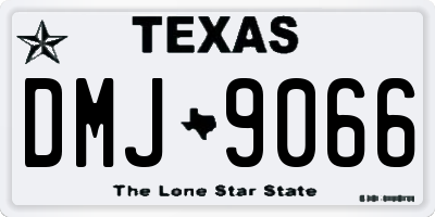 TX license plate DMJ9066