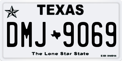 TX license plate DMJ9069