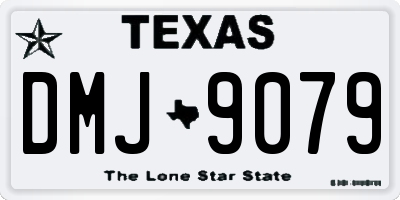 TX license plate DMJ9079