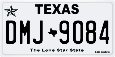 TX license plate DMJ9084