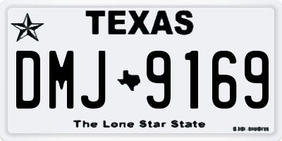 TX license plate DMJ9169