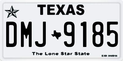 TX license plate DMJ9185