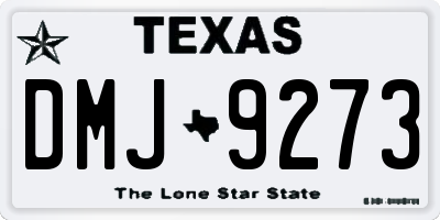 TX license plate DMJ9273