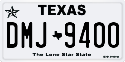 TX license plate DMJ9400