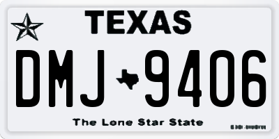 TX license plate DMJ9406