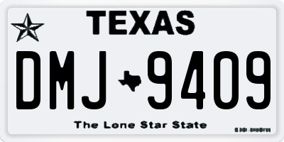TX license plate DMJ9409