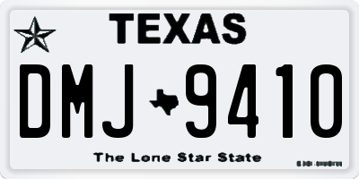 TX license plate DMJ9410