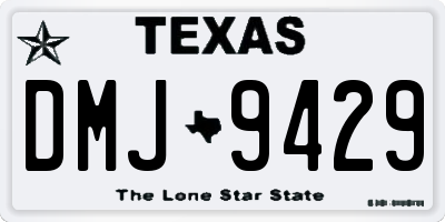 TX license plate DMJ9429