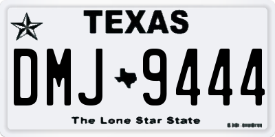 TX license plate DMJ9444