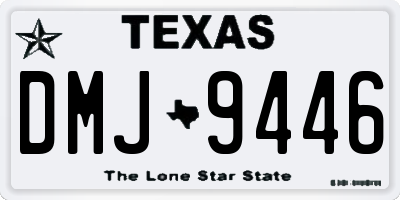 TX license plate DMJ9446