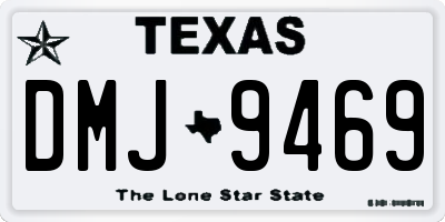 TX license plate DMJ9469