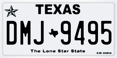 TX license plate DMJ9495