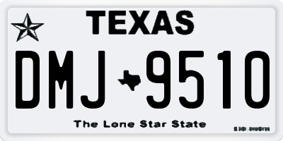 TX license plate DMJ9510
