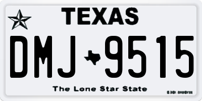 TX license plate DMJ9515