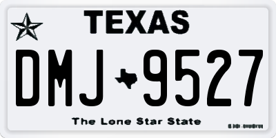 TX license plate DMJ9527