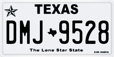 TX license plate DMJ9528