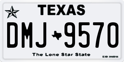 TX license plate DMJ9570