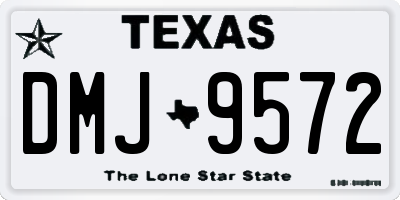TX license plate DMJ9572