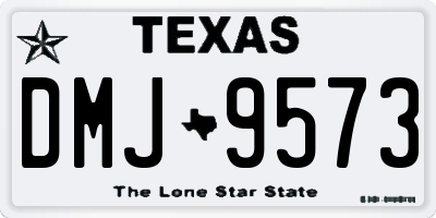 TX license plate DMJ9573