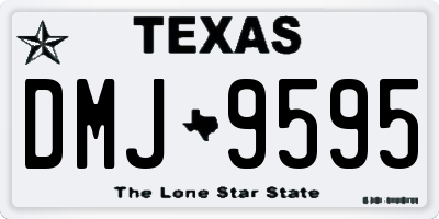 TX license plate DMJ9595