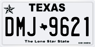 TX license plate DMJ9621
