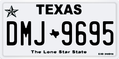 TX license plate DMJ9695