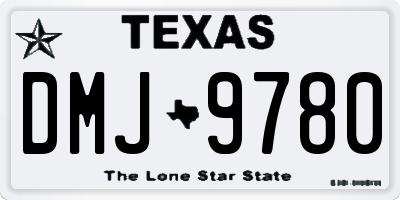TX license plate DMJ9780