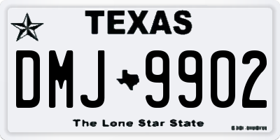 TX license plate DMJ9902