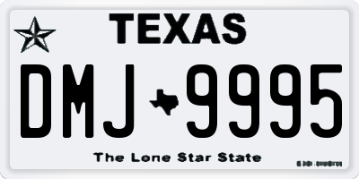 TX license plate DMJ9995
