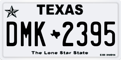 TX license plate DMK2395