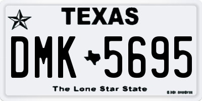 TX license plate DMK5695