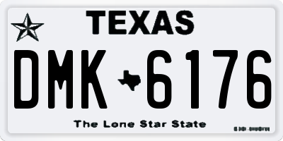 TX license plate DMK6176