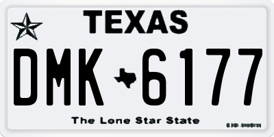 TX license plate DMK6177