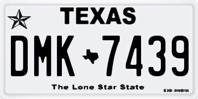 TX license plate DMK7439