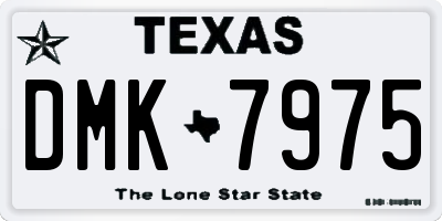 TX license plate DMK7975