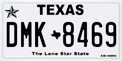 TX license plate DMK8469